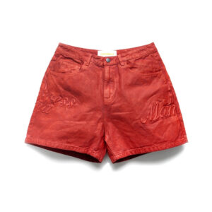 shortdentr_ccopy1 STRESSMAMA Fw24 Coated Shorts 短褲(紅)