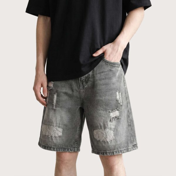 FAPAS｜Denim Shorts Baggy Oldtown