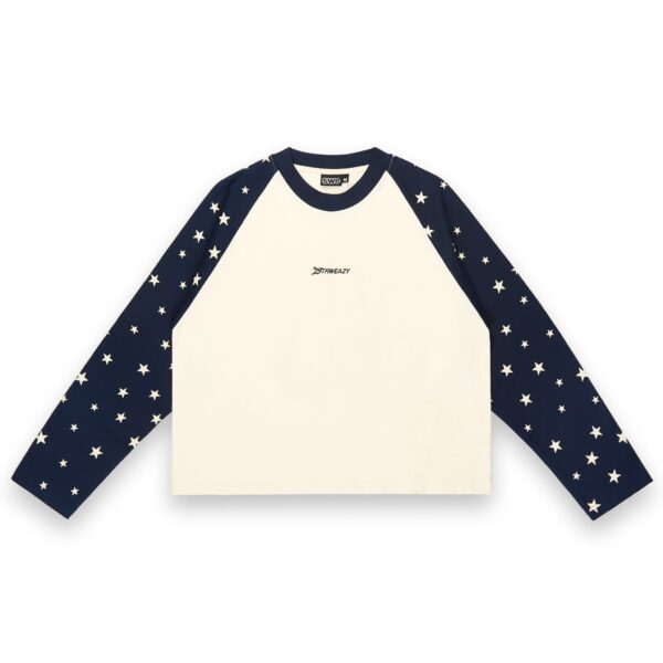 SWE Starfall Boxy L/s Tee 長袖T(藍奶油)