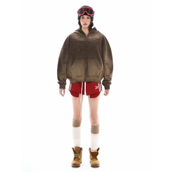 SWE Ridge Zip Hoodie 帽T(棕)