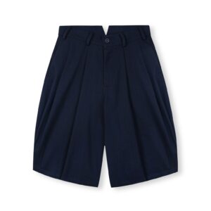 HOWS｜THE Quiet Stripe Baggy Short / NAVY