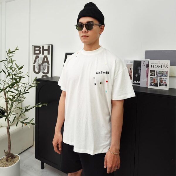 HOWS｜Buton TEE / White
