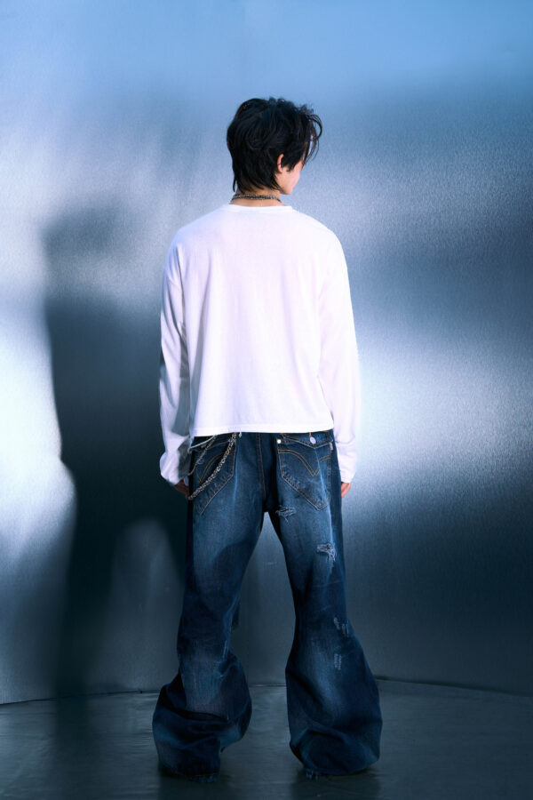 UNKRUSH FADED - LONG SLEEVES/White