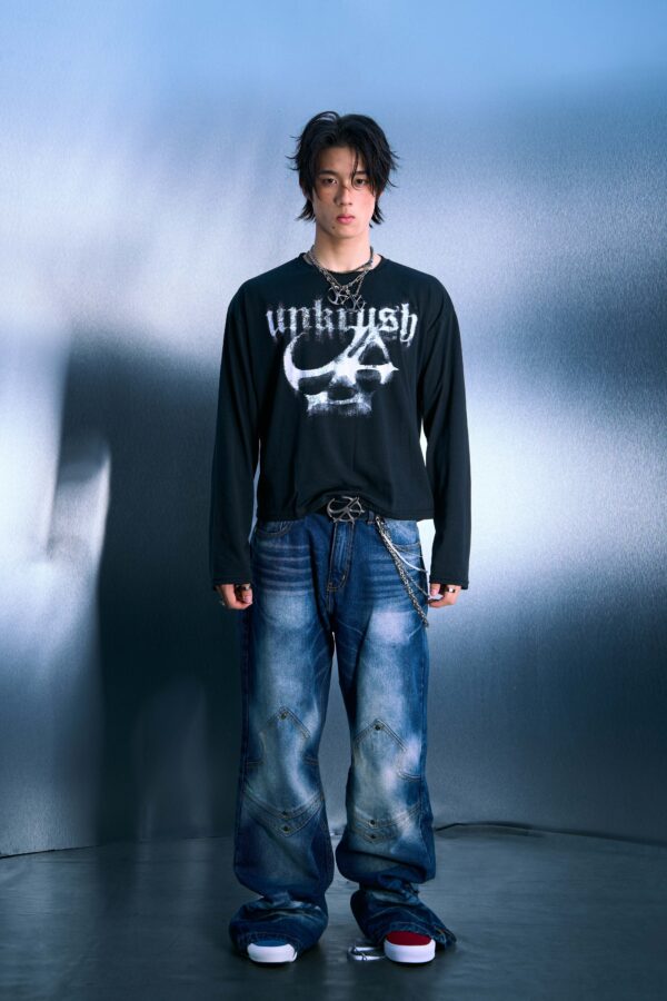 UNKRUSH FADED - LONG SLEEVES/Black