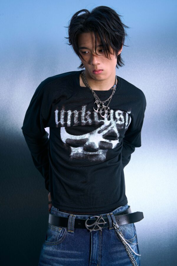 UNKRUSH FADED - LONG SLEEVES/Black