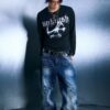 UNKRUSH FADED - LONG SLEEVES/Black