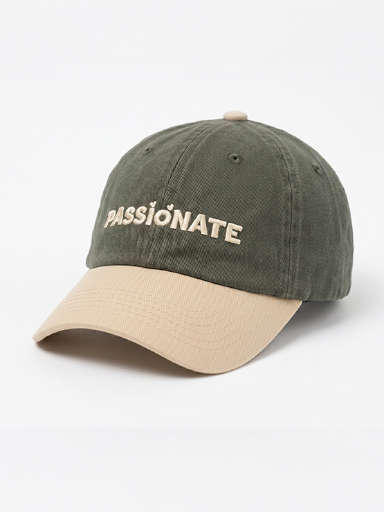 COUPLETX｜Cap Wash Kaki Passionate
