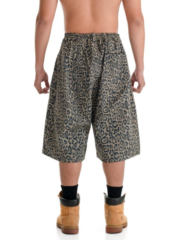 HOWS｜Techno Baggy Short / Leopard Print