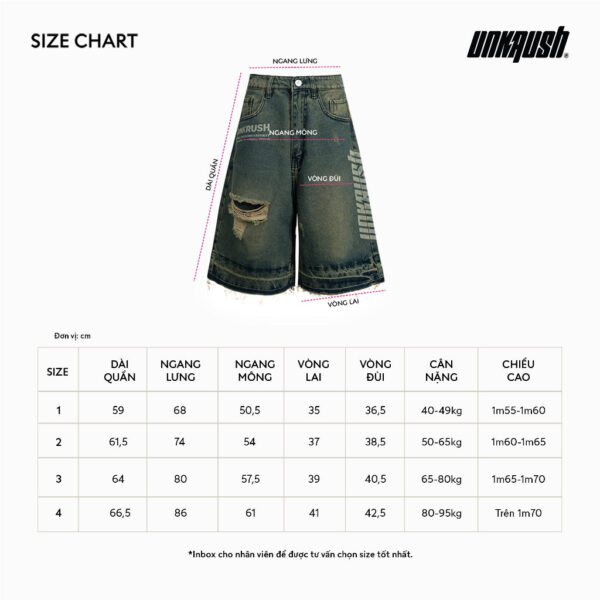 Unkrush Quần Baggy UNK Smoked