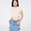 women_be-dam__2__2a3f49cd9d284ae79a44a602a1a629f6 COUPLETX|Tee Nữ Croptop Banana Kiểu Thắt Dây