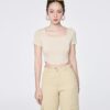 women_be-dam__7__8fcbd4be63884bbfbbf3f8017f22215e COUPLETX|Tee Nữ Croptop Banana Kiểu Nhún Sườn