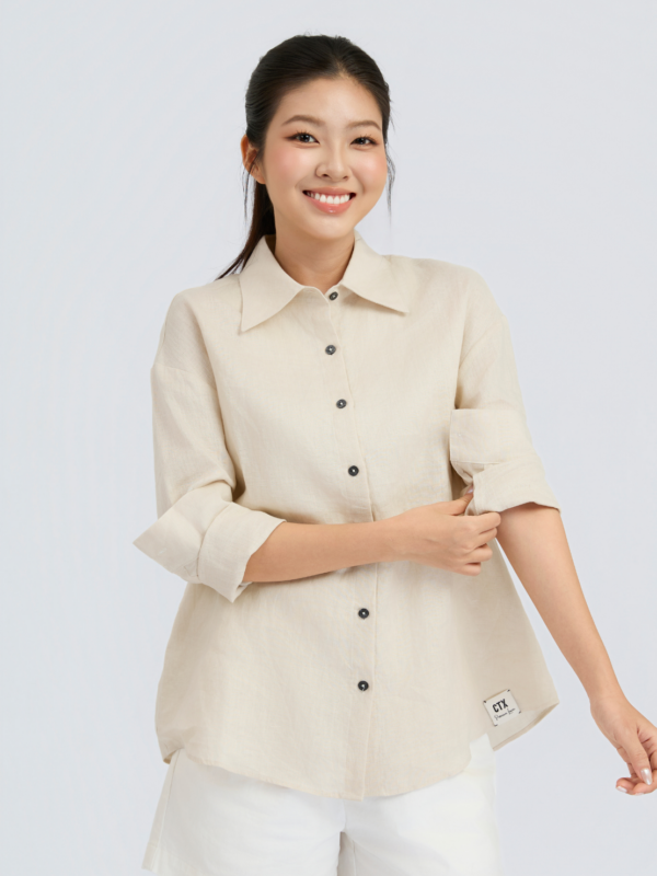 COUPLETX｜Shirt Nữ Relax Linen