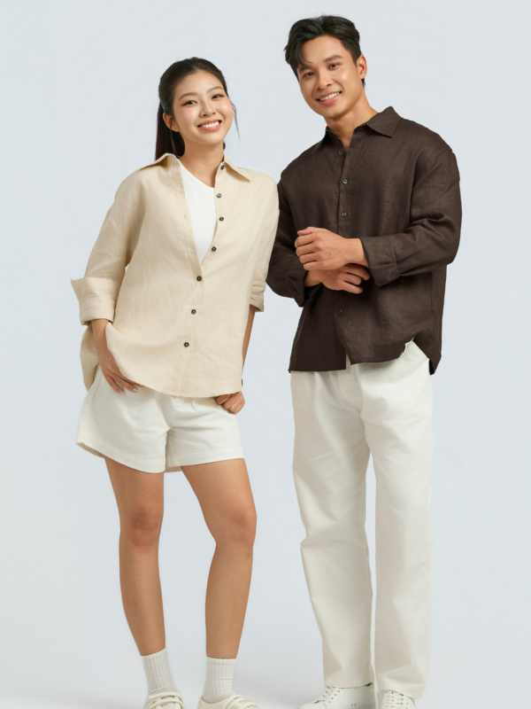 COUPLETX｜Shirt Nữ Relax Linen