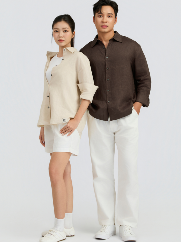COUPLETX｜Shirt Nam Relax Linen