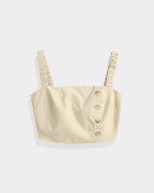 COUPLETX｜Top Kiểu Nữ 2 Dây Linen
