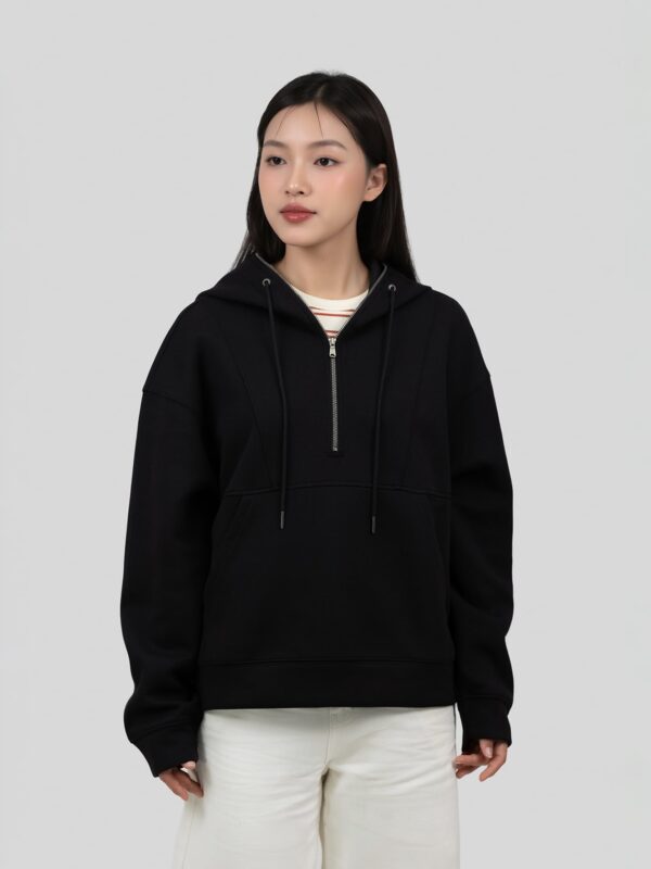 COUPLETX｜Hoodie Nữ Double Face Full-zip Hood