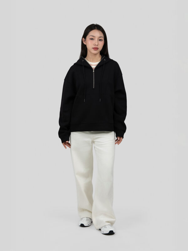 COUPLETX｜Hoodie Nữ Double Face Full-zip Hood