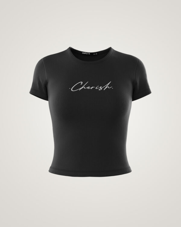 COUPLETX｜Tee Nữ Vải Thun Gân Cherish Slim Fit