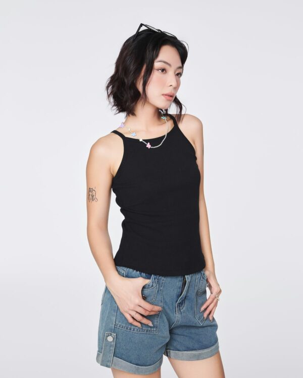 COUPLETX｜Tee Nữ Camisole Women 2 Dây Lai Bầu