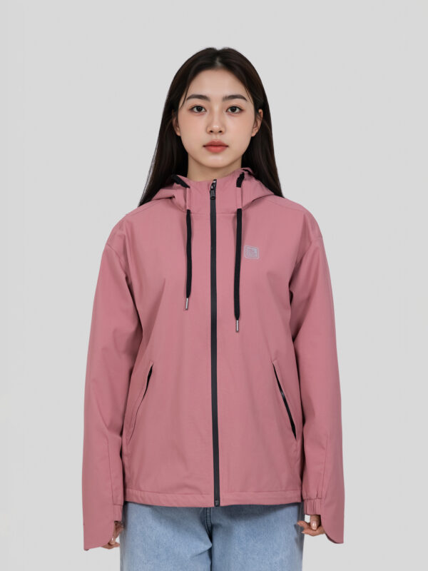 COUPLETX｜Jacket Dù Nữ Trượt Nước Signal Logo