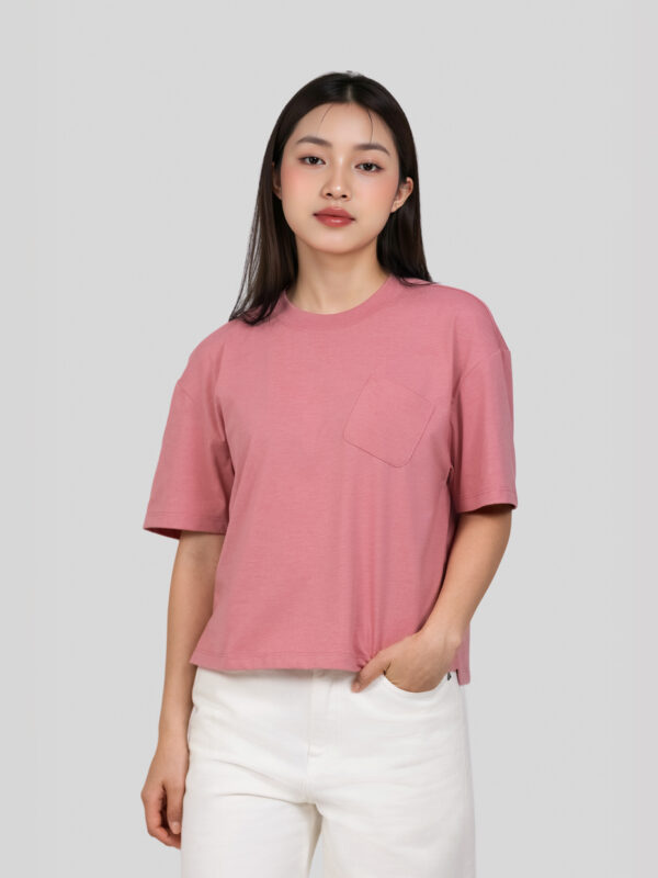 COUPLETX｜Tee Nữ Relax Boxy Big Pocket