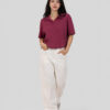 COUPLETX｜Polo Nữ Relax Boxy Rib