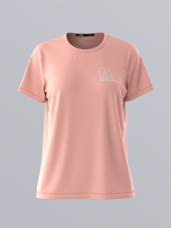COUPLETX｜Tee Nữ Regular Basic Thêu Logo Cool