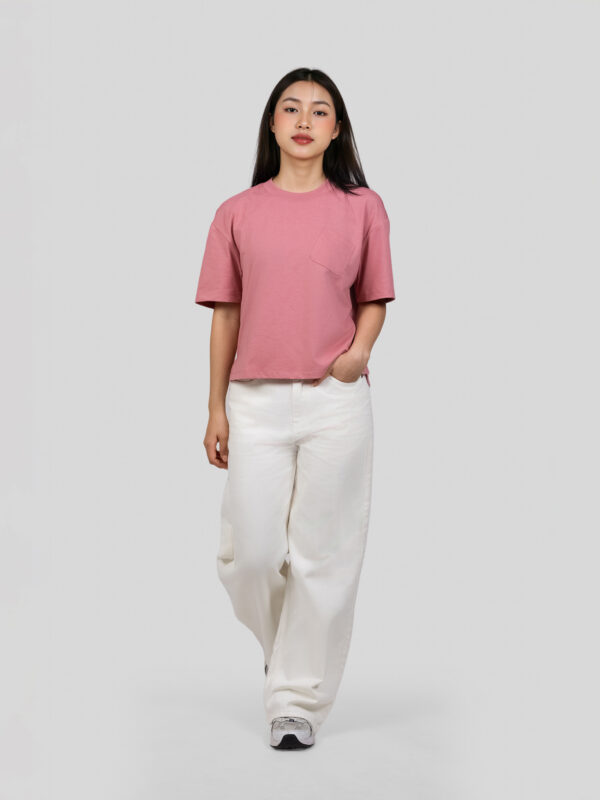 COUPLETX｜Tee Nữ Relax Boxy Big Pocket