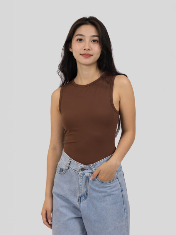 COUPLETX｜Tee Nữ Tanktop Boxy Double Face