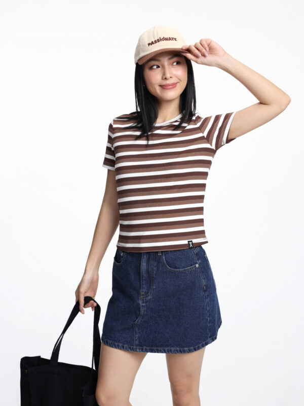 COUPLETX｜Tee Nữ Morden Stripe Relax