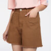 COUPLETX｜Shorts Nữ Kaki Wash Tưa Lai