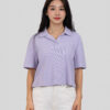 COUPLETX｜Polo Nữ Relax Boxy Rib