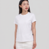 COUPLETX｜Tee Nữ Cổ Tròn Đốm Slim Basic