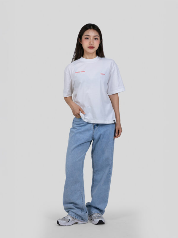 COUPLETX｜Tee Nữ Relax Boxy Typo Good Vibes