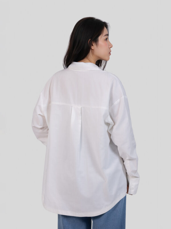 COUPLETX｜Shirt Nữ Oversize Cutout Longsleeve CTX