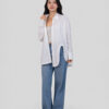 COUPLETX｜Shirt Nữ Oversize Cutout Longsleeve CTX