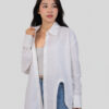 COUPLETX｜Shirt Nữ Oversize Cutout Longsleeve CTX