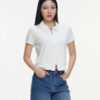 COUPLETX｜Polo Nữ Basic Jersey Zip