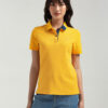 COUPLETX｜Polo Nữ Pique Regular Fit Phối Trụ Bo Kiểu