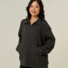 COUPLETX｜Sweater Nữ Neck Zip Cozy