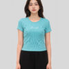 COUPLETX｜Tee Nữ Vải Thun Gân Cherish Slim Fit