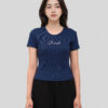 COUPLETX｜Tee Nữ Vải Thun Gân Cherish Slim Fit