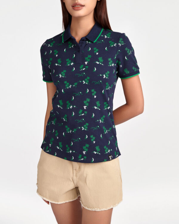 COUPLETX｜Tee Polo Nữ Pattern Summer
