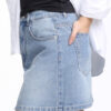 COUPLETX｜Dress Nữ Mini Skirt Jean A Line
