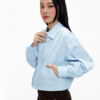 COUPLETX｜Jacket Nữ Dù Relax Boxy Cổ Sơ Mi