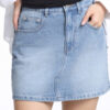 COUPLETX｜Dress Nữ Mini Skirt Jean A Line