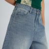 COUPLETX｜Shorts Jeans Nữ Bermuda