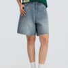 COUPLETX｜Shorts Jeans Nữ Bermuda