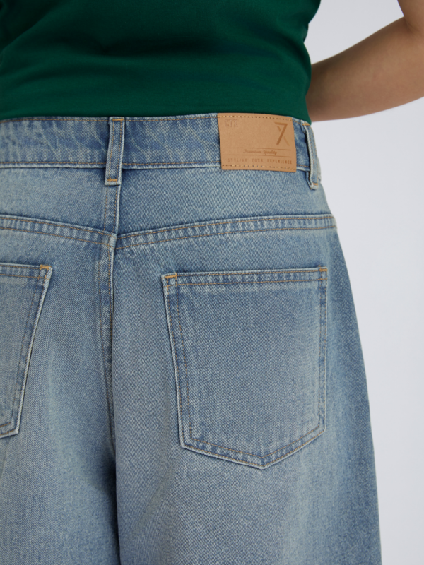 COUPLETX｜Shorts Jeans Nữ Bermuda