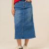 COUPLETX｜Dress Nữ Jean Dài Wash Classic